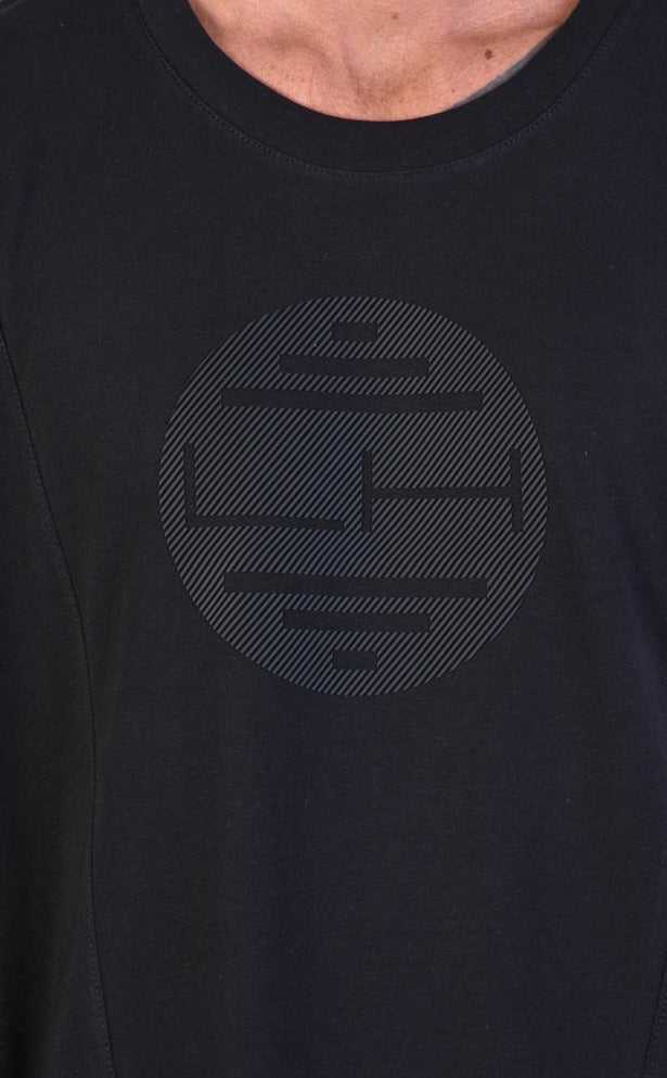 A33M LM034 BLACK Cotton Over T-Shirt.