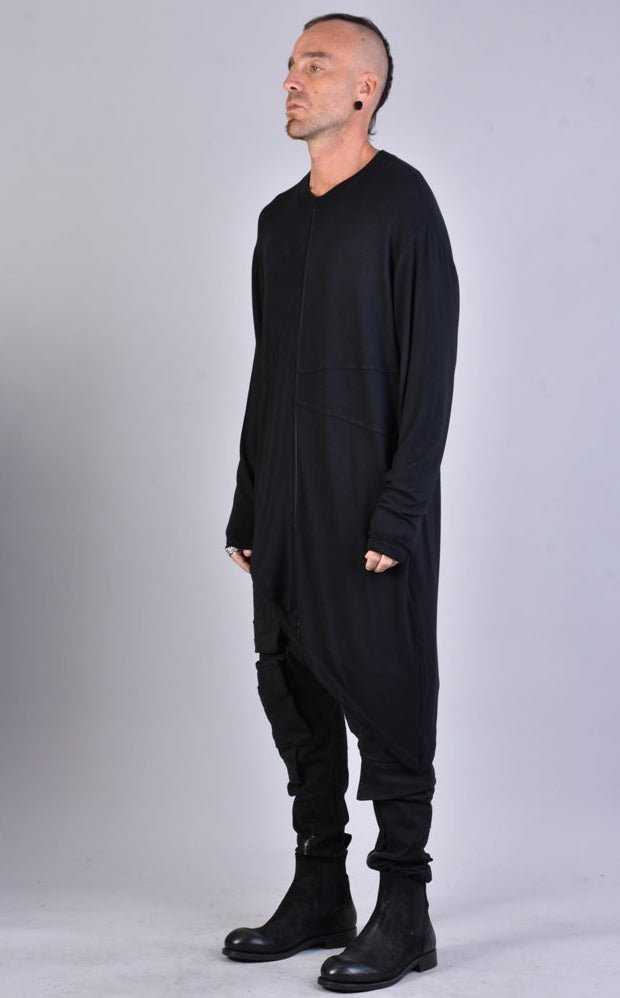 A33M LM04023 BLACK Oversize Sweater 163 Sweatshirts & Knitwear Sweatshirts & Knitwear LA HAINE INSIDE US TEPHRA