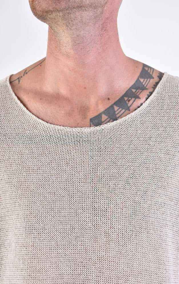 A33M LM09524 TANKTOP Regular without Print Sand