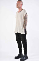 A33M LM09524 TANKTOP Regular without Print Sand