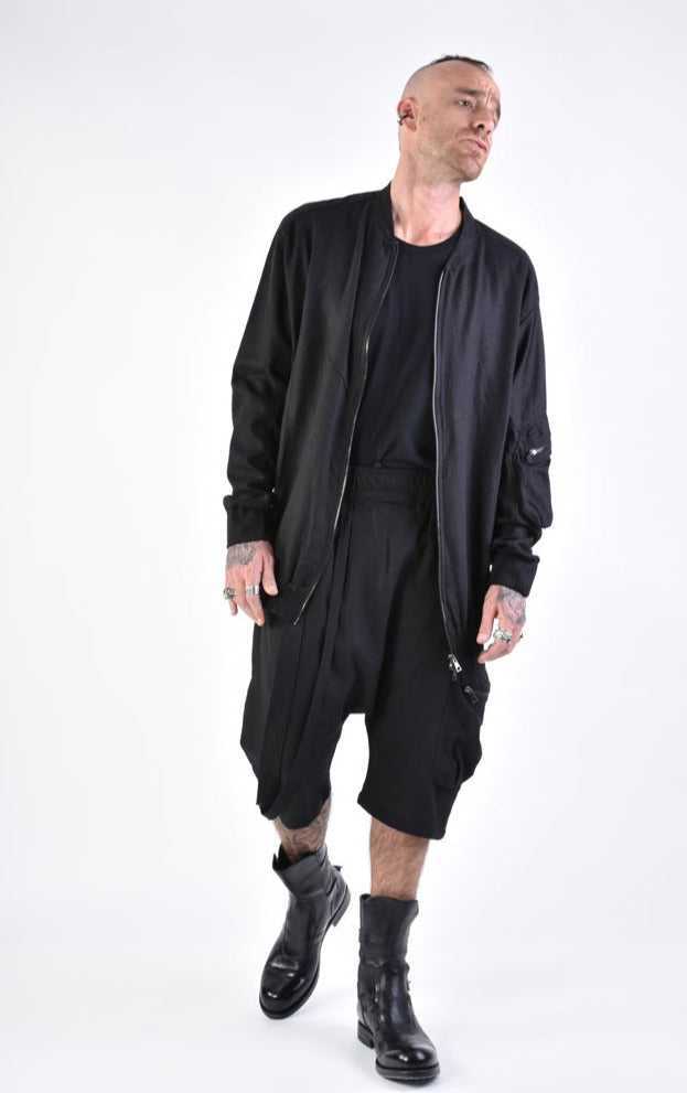 A33M LM09623 SHORT Regular Linen Viscose Black 158 Pants Crop Pants & Shorts LA HAINE INSIDE US TEPHRA