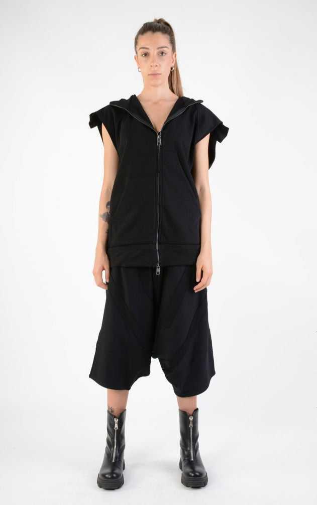 A33M LM12824 SLEEVELESS Regular Fleece UNISEX U Black