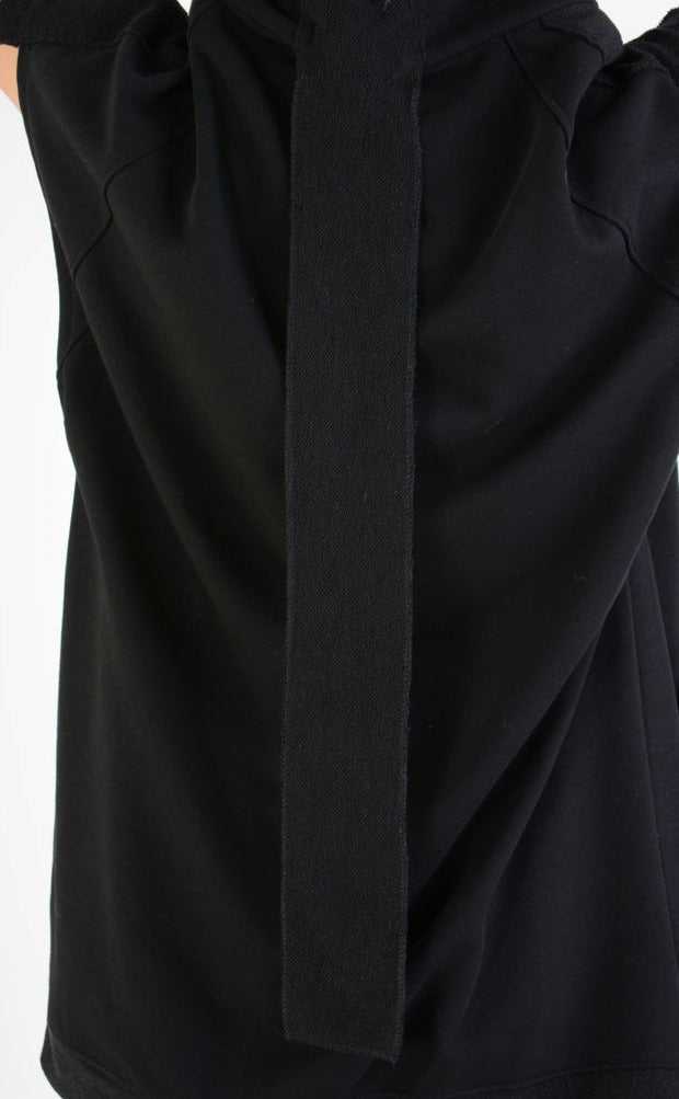 A33M LM12824 SLEEVELESS Regular Fleece UNISEX U Black.