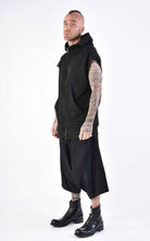 A33M LM12824 SLEEVELESS Regular Fleece UNISEX U Black