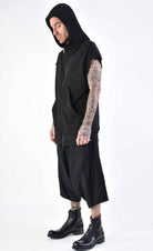 A33M LM12824 SLEEVELESS Regular Fleece UNISEX U Black