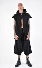 A33M LM12824 SLEEVELESS Regular Fleece UNISEX U Black