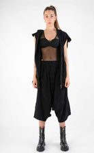 A33M LM12824 SLEEVELESS Regular Fleece UNISEX U Black