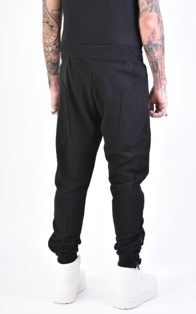 A33M LM13024 TROUSER Regular Fleece Black 218 Pants trousers men LA HAINE INSIDE US TEPHRA