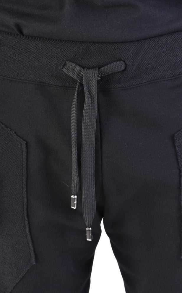 A33M LM13024 TROUSER Regular Fleece Black 218 Pants trousers men LA HAINE INSIDE US TEPHRA