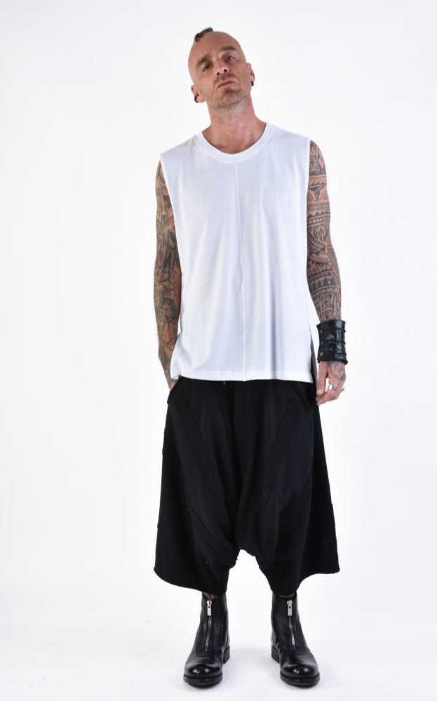 A33M LM15424 TANKTOP Regular Jersey Cotton White 68 Shirts & Tops Mens Designer Collection SS24 LA HAINE INSIDE US TEPHRA