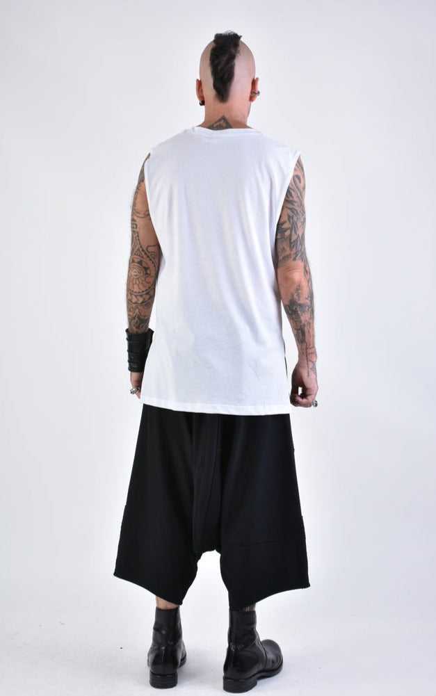 A33M LM15424 TANKTOP Regular Jersey Cotton White 68 Shirts & Tops Mens Designer Collection SS24 LA HAINE INSIDE US TEPHRA