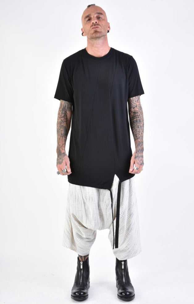 A33M LM15724 T-SHIRT Regular Long Bamboo Black 118 Shirts & Tops Mens Designer Collection SS24 LA HAINE INSIDE US TEPHRA