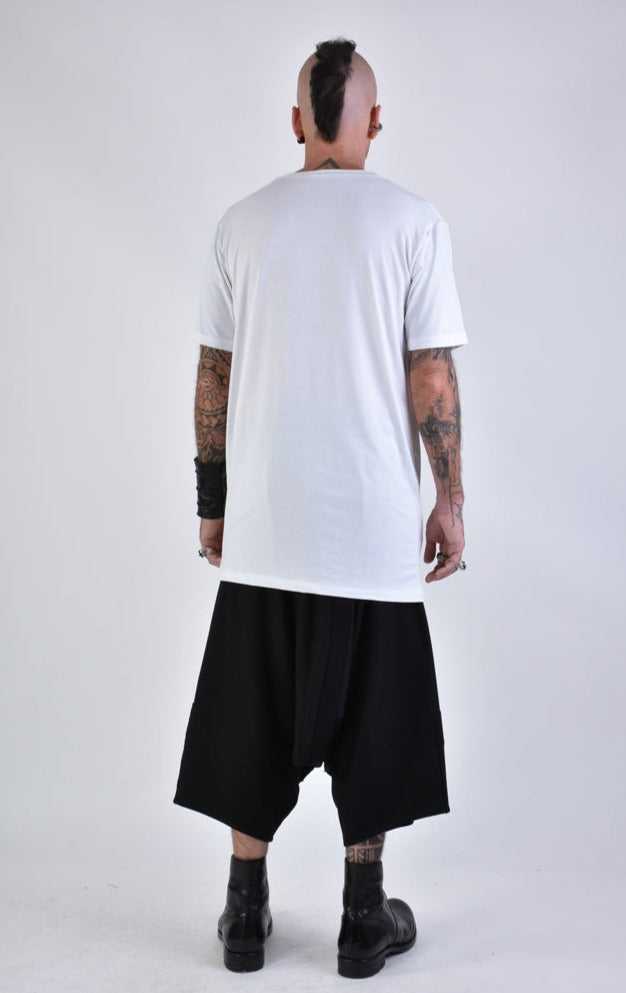 A33M LM15724 T-SHIRT Regular Long Bamboo White 118 Shirts & Tops T-shirts for men LA HAINE INSIDE US TEPHRA