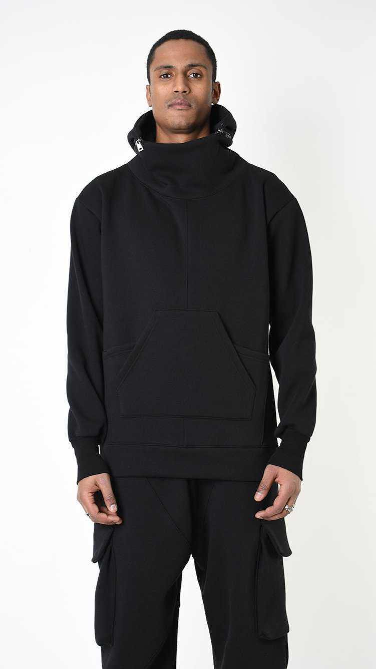 A33M LM20125 FLEECE Comfort Polycotton Gauze 980gr. UNISEX U Black