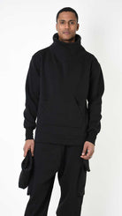 A33M LM20125 FLEECE Comfort Polycotton Gauze 980gr. UNISEX U Black