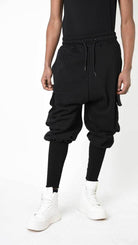 A33M LM20225 TROUSER Cargo Fleece Gauze 480gr. UNISEX U Black