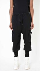 A33M LM20225 TROUSER Cargo Fleece Gauze 480gr. UNISEX U Black