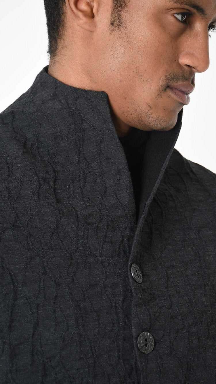 A33M LM20825 COAT Comfort Cotton Jacquard 307gr. Grey