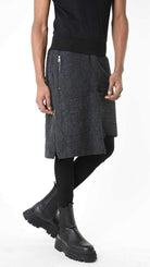 A33M LM20925 TROUSER Fleece & Cotton Jacquard 307gr. UNISEX U Grey