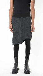 A33M LM20925 TROUSER Fleece & Cotton Jacquard 307gr. UNISEX U Grey