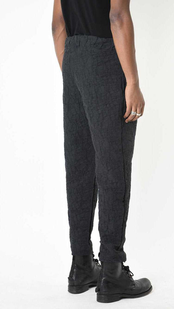 A33M LM21025 TROUSER Comfort Cotton Jacquard 307gr. Grey 268 Pants Fall Winter 2024|25 Man LA HAINE INSIDE US TEPHRA