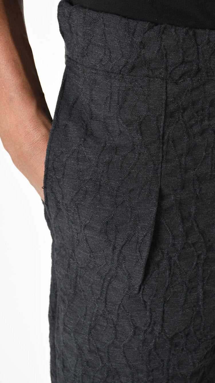 A33M LM21025 TROUSER Comfort Cotton Jacquard 307gr. Grey