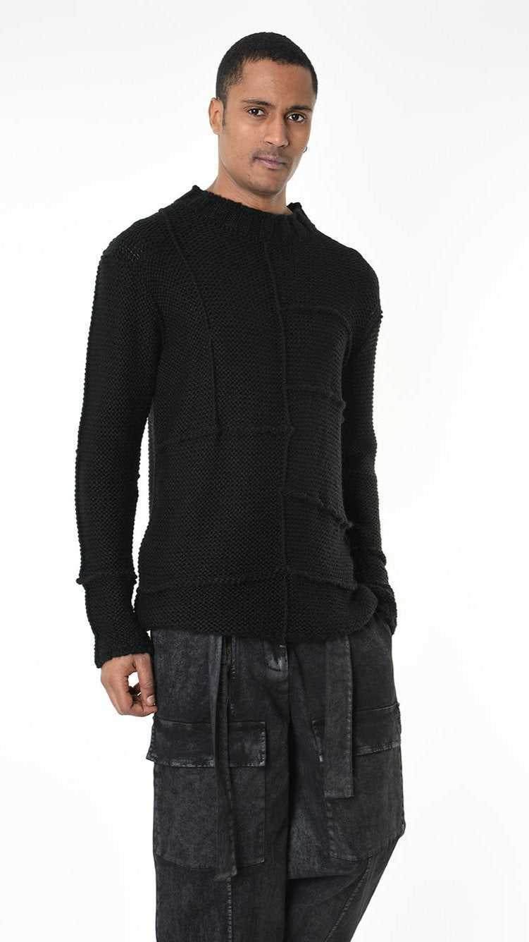 A33M LM280 SWEATER Regular Thikness 3 Black - Green - Grey