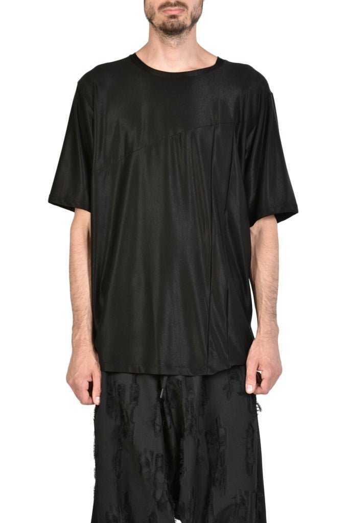 A33M ODICUL23 BLACK oversize t-shirt man.