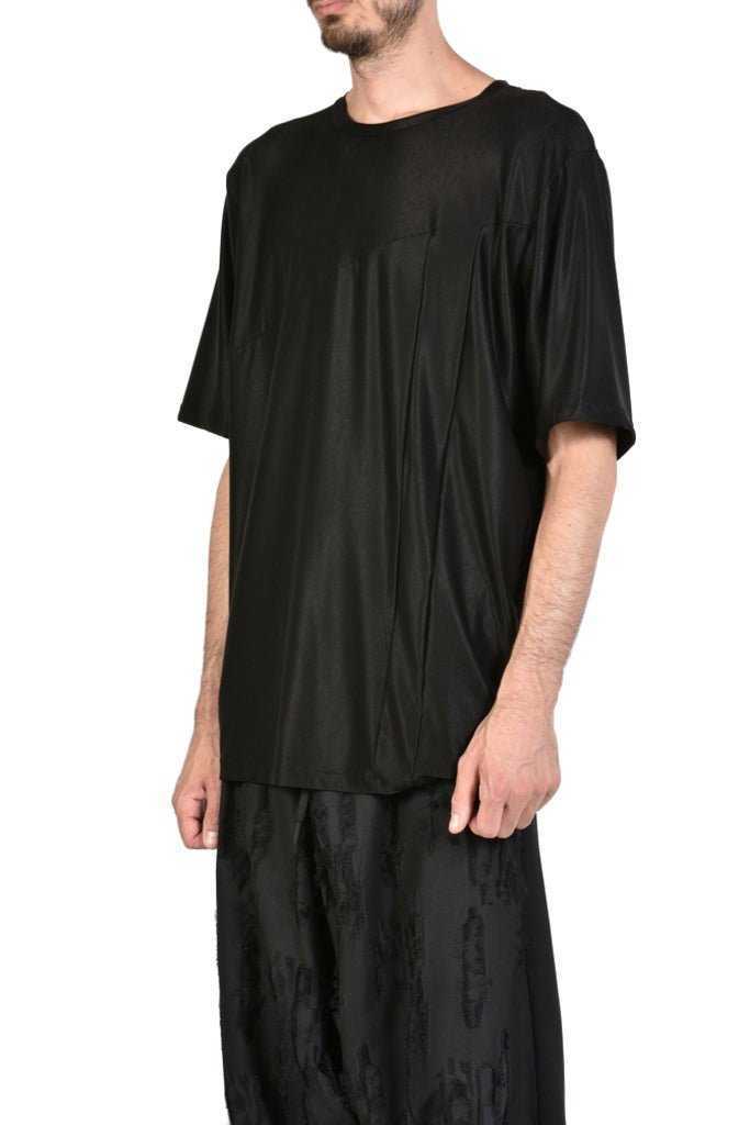 A33M ODICUL23 BLACK oversize t-shirt man.