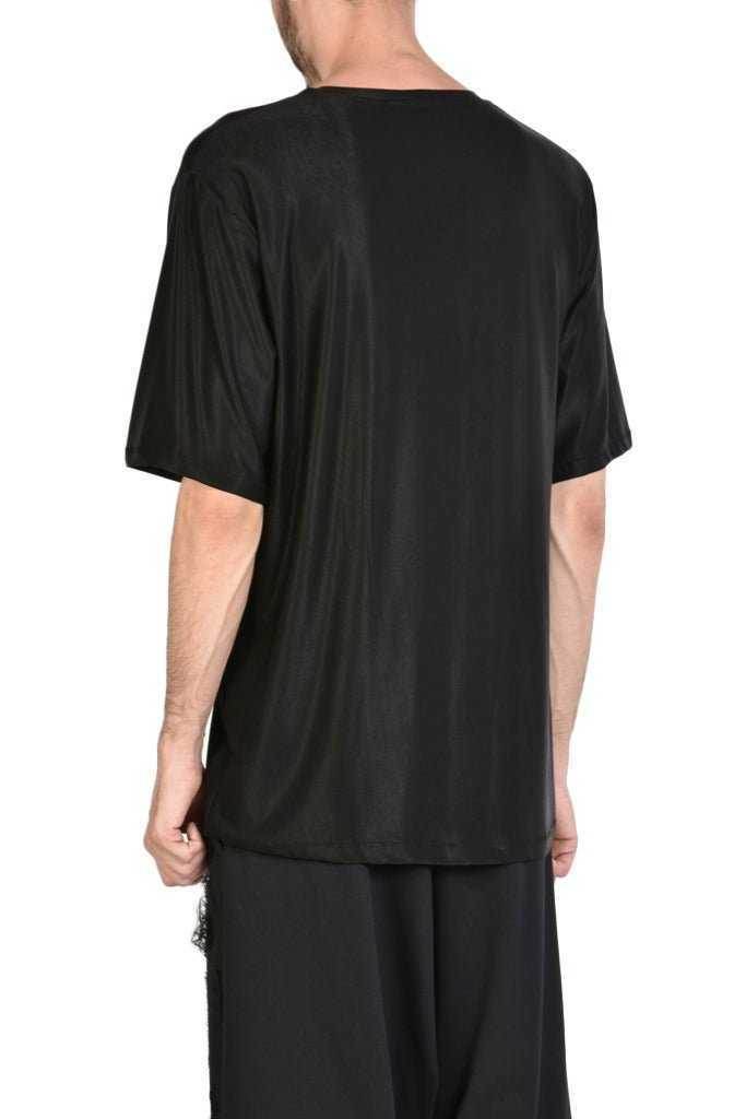 A33M ODICUL23 BLACK oversize t-shirt man