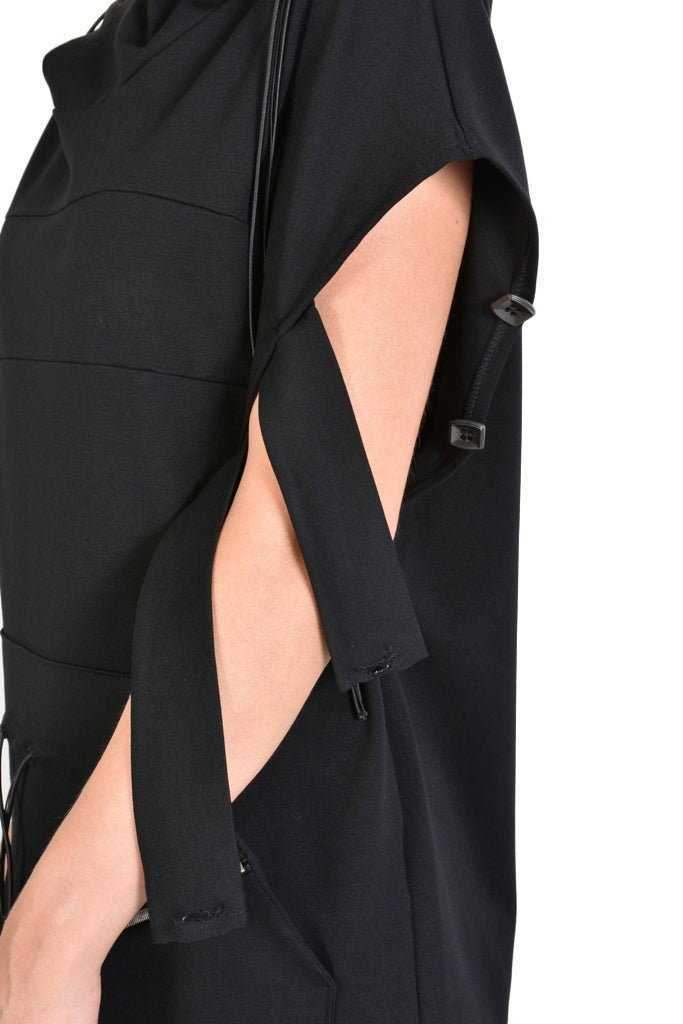 A33M POETI23 BLACK woman dress