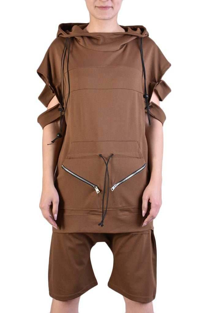 A33M POETI23 CARAMEL woman dress