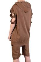 A33M POETI23 CARAMEL woman dress