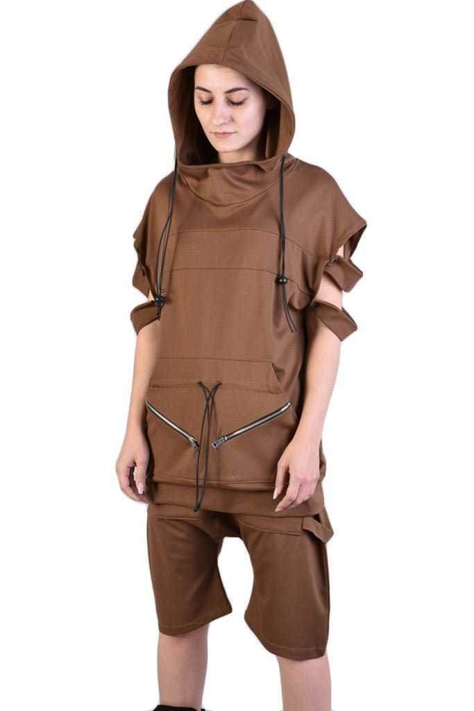 A33M POETI23 CARAMEL woman dress