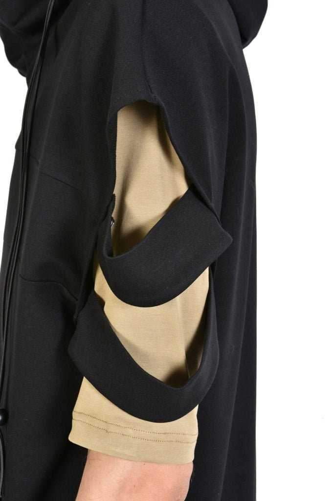 A33M POETI23 Mens Black Sweatshirt