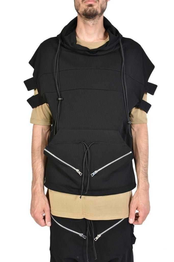 A33M POETI23 Mens Black Sweatshirt