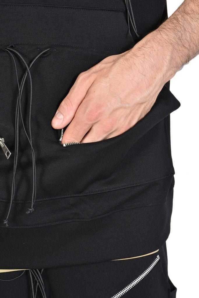 A33M POETI23 Mens Black Sweatshirt