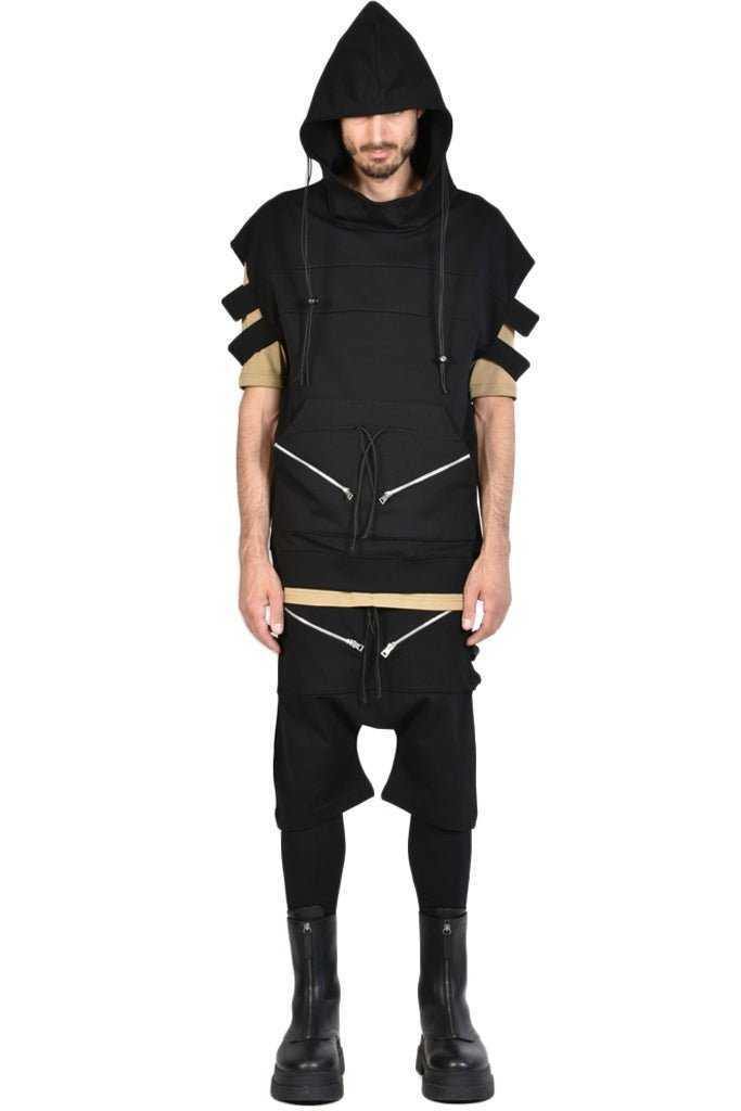 A33M POETI23 Mens Black Sweatshirt