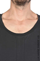 A33M RUTHIE23 Mens black tank top