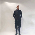 A33O LM11124 Black Leather Jacket