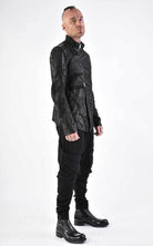 A33O LM11124 Black Leather Jacket