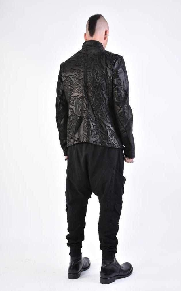 A33O LM11124 Black Leather Jacket