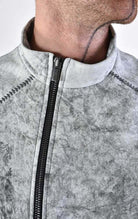 A33O LM17324 Creme Leather Jacket