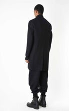 A33P LM23825 COAT Regular Woven Cloth Black