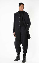 A33P LM23825 COAT Regular Woven Cloth Black