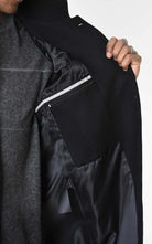 A33P LM23825 COAT Regular Woven Cloth Black