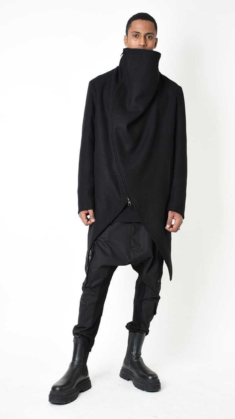 A33P LM23925 COAT Comfort Woven Cloth Black