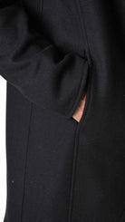 A33P LM23925 COAT Comfort Woven Cloth Black