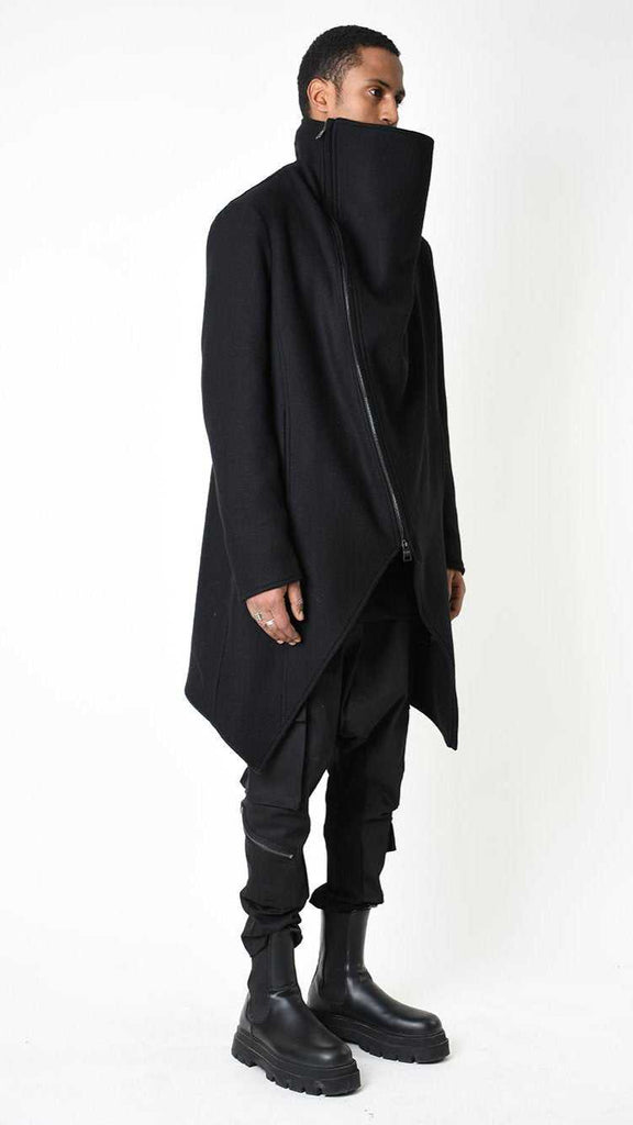 A33P LM23925 COAT Comfort Woven Cloth Black 428 Coats & Jackets Fall Winter 2024|25 Man LA HAINE INSIDE US TEPHRA