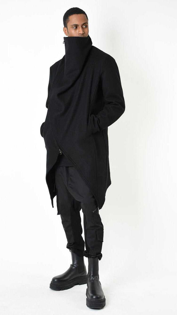 A33P LM23925 COAT Comfort Woven Cloth Black 428 Coats & Jackets Fall Winter 2024|25 Man LA HAINE INSIDE US TEPHRA